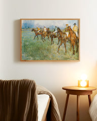 After Hover: Edgar Degas - Jockeys im Regen