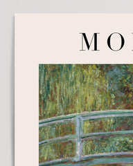 After Hover: Claude Monet - Museum-Poster Japanische Brücke über den Seerosen