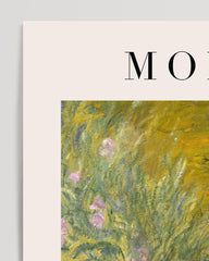 After Hover: Claude Monet - Museum-Poster Weg durch die Schwertlilien