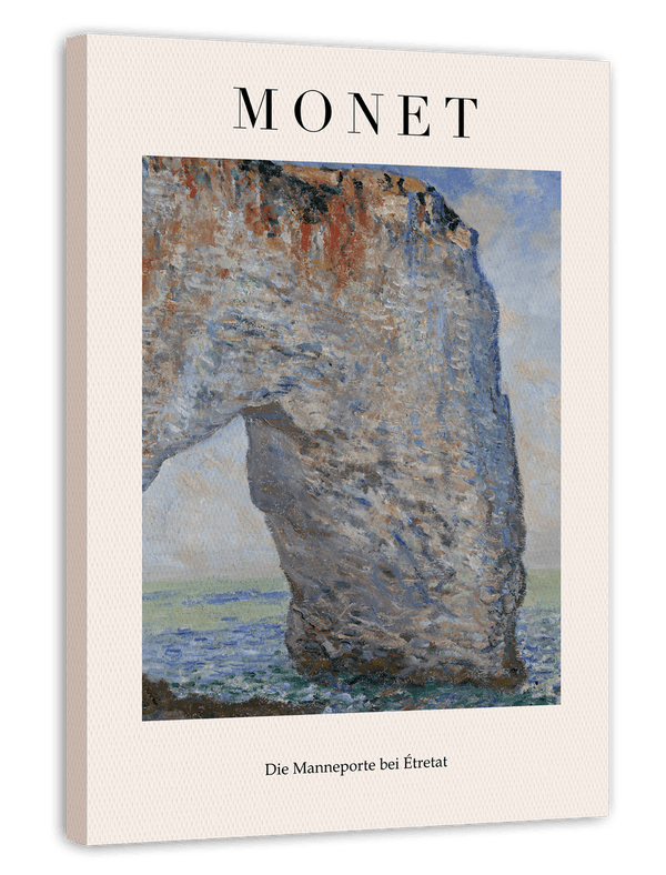 Claude Monet - Museum-Poster Die Manneporte bei Étretat