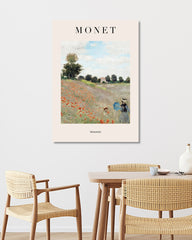 After Hover: Claude Monet - Museum-Poster Mohnfeld