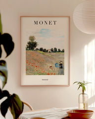 After Hover: Claude Monet - Museum-Poster Mohnfeld