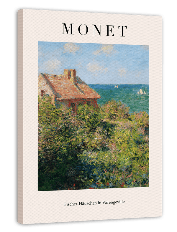 Claude Monet - Museum-Poster Fischer-Häuschen in Varengeville