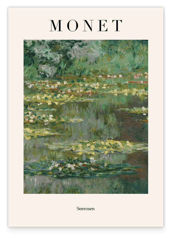 Claude Monet - Museum-Poster Seerosen IV