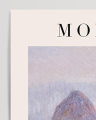 After Hover: Claude Monet - Museum-Poster Heuhaufen