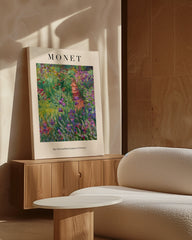 After Hover: Claude Monet - Museum-Poster Der Schwertlilien-Garten in Giverny