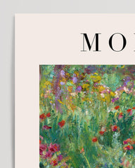 After Hover: Claude Monet - Museum-Poster Der Schwertlilien-Garten in Giverny