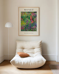 After Hover: Claude Monet - Museum-Poster Der Schwertlilien-Garten in Giverny