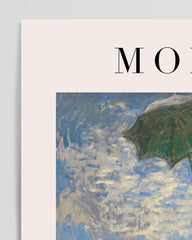 After Hover: Claude Monet - Museum-Poster Frau mit Sonnenschirm