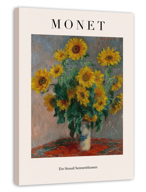Claude Monet - Museum-Poster Ein Strauß Sonnenblumen