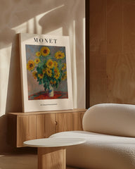 After Hover: Claude Monet - Museum-Poster Ein Strauß Sonnenblumen