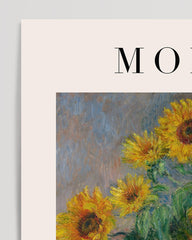 After Hover: Claude Monet - Museum-Poster Ein Strauß Sonnenblumen