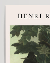 After Hover: Henri Rousseau - Museum-Poster Die Schlangenbeschwörerin