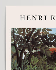 After Hover: Henri Rousseau - Museum-Poster Der hungrige Löwe