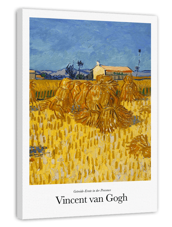 Vincent van Gogh - Museum-Poster Getreide-Ernte in der Provence