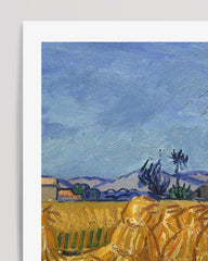 After Hover: Vincent van Gogh - Museum-Poster Getreide-Ernte in der Provence