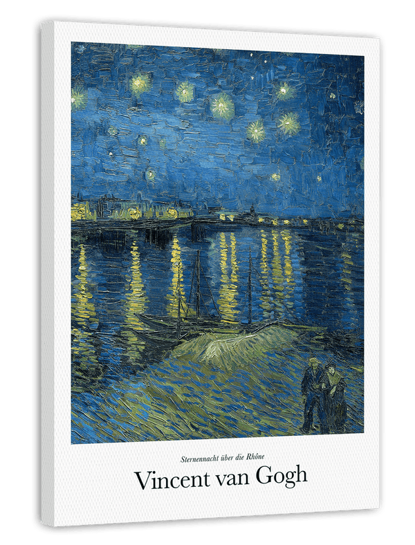 Vincent van Gogh - Museum-Poster Sternennacht über der Rhône