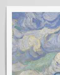 After Hover: Vincent van Gogh - Museum-Poster Weizenfeld mit Zypressen