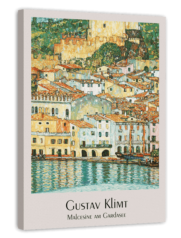 Gustav Klimt - Museum-Poster Malcesine am Gardasee