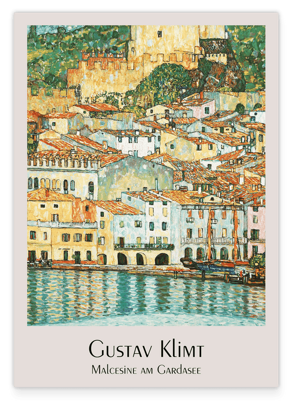 Gustav Klimt - Museum-Poster Malcesine am Gardasee