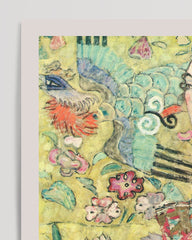 After Hover: Gustav Klimt - Museum-Poster Frau mit Fächer