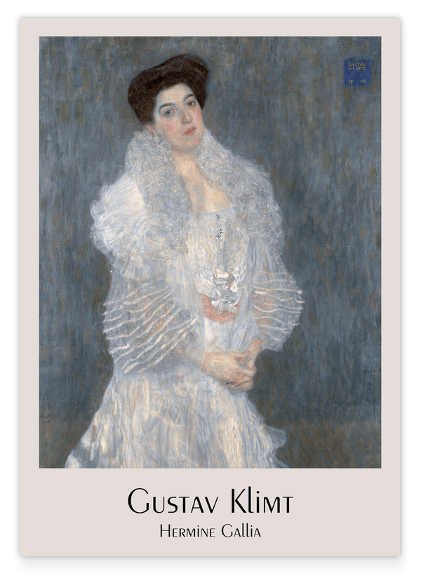 Gustav Klimt - Museum-Poster Hermine Gallia