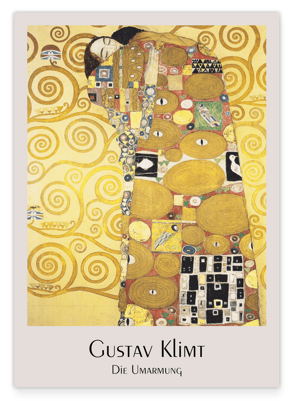 Gustav Klimt - Museum-Poster Die Umarmung
