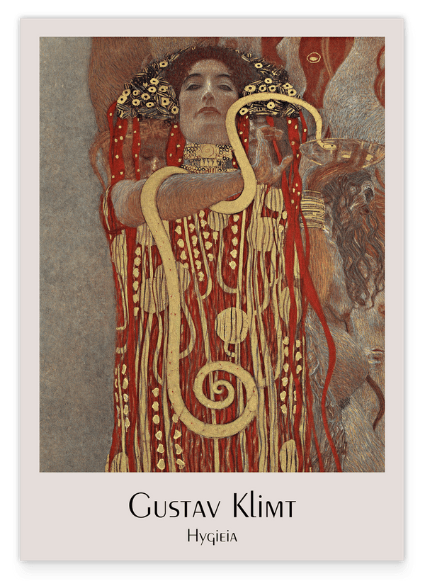 Gustav Klimt - Museum-Poster Hygieia