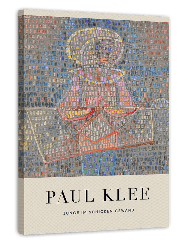 Paul Klee - Museum-Poster Junge im schicken Gewand