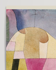 After Hover: Paul Klee - Museum-Poster Schwarze Säulen in der Landschaft