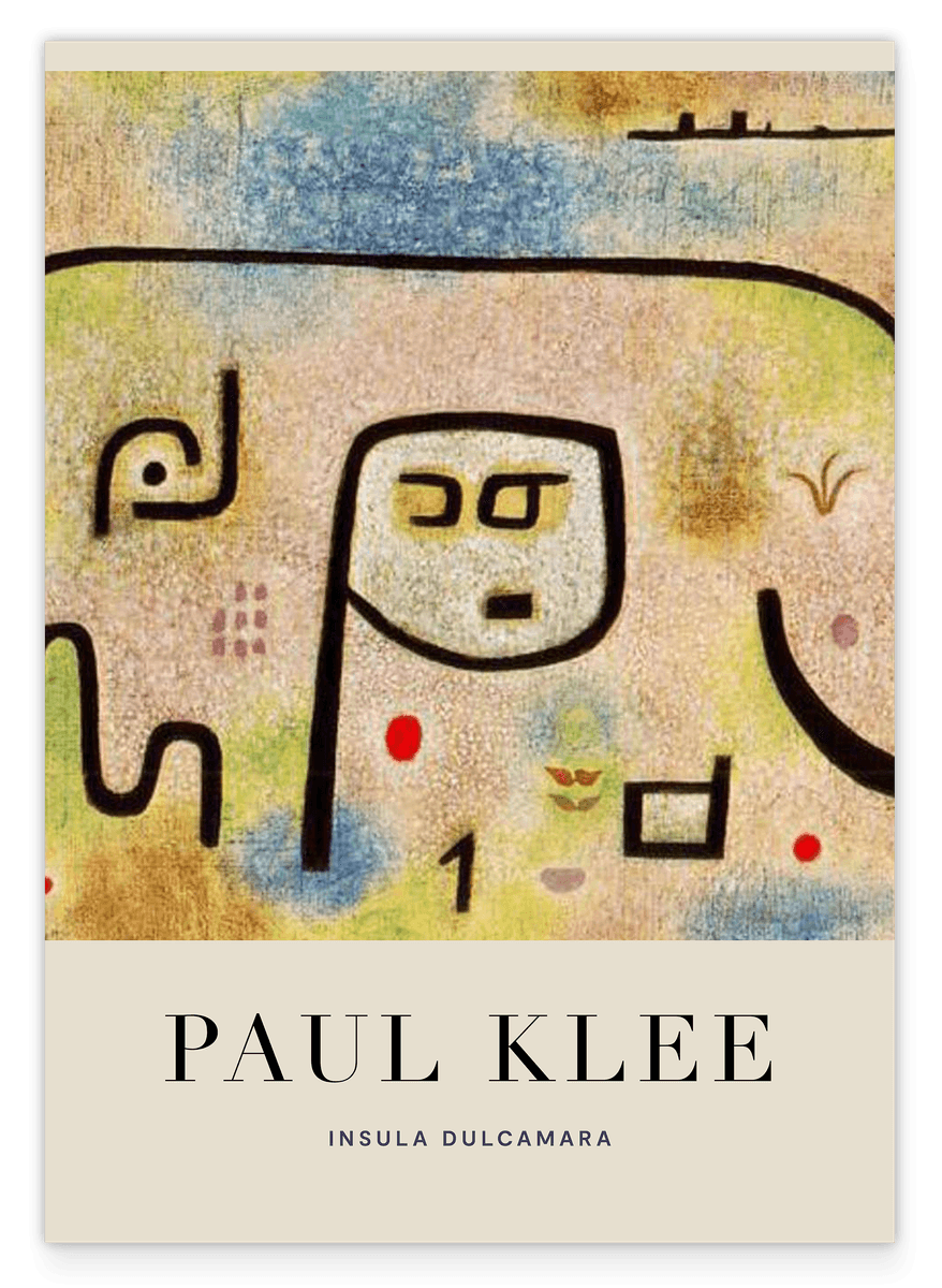 Paul Klee - Museum-Poster Insula Dulcamara