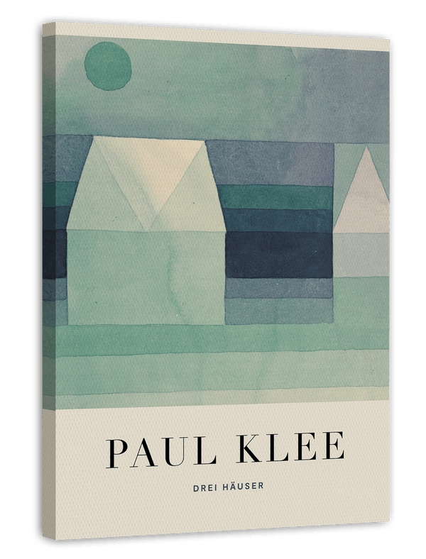 Paul Klee - Museum-Poster Drei Häuser