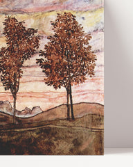 After Hover: Egon Schiele - Vier Bäume