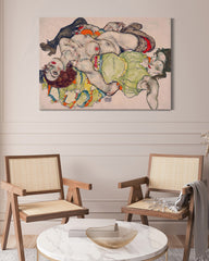 After Hover: Egon Schiele - Sich liebende Frauen