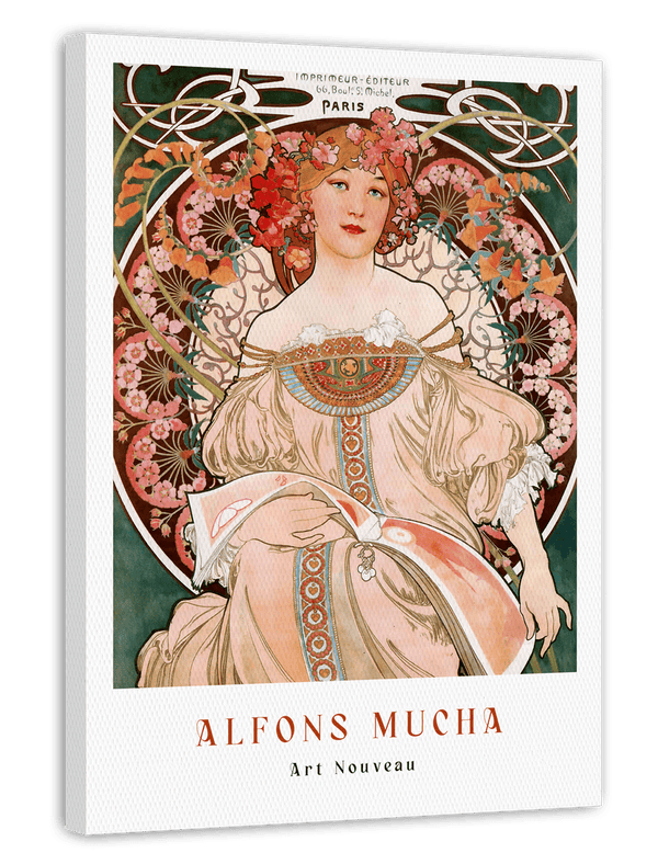 Alfons Mucha - Museum-Poster Sitzende Frau - Paris