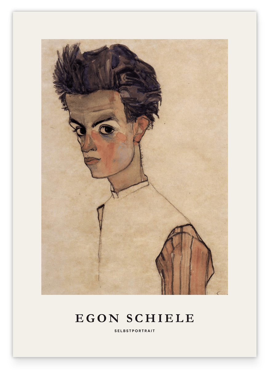 Egon Schiele - Museum-Poster I Selbstportait