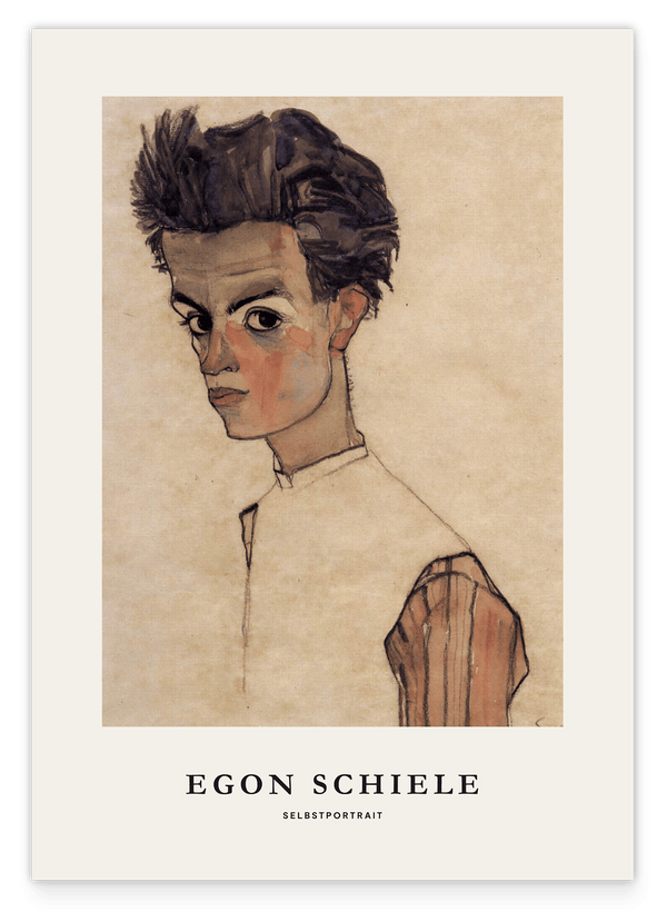 Egon Schiele - Museum-Poster I Selbstportait