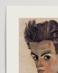 After Hover: Egon Schiele - Museum-Poster I Selbstportait