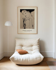 After Hover: Egon Schiele - Museum-Poster I Portrait von Gerti Schiele