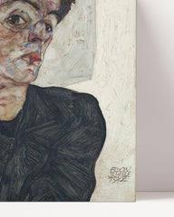 After Hover: Egon Schiele - Selbstportrait mit Physalis