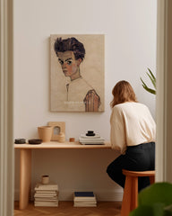 After Hover: Egon Schiele - Museum-Poster II Selbstportait