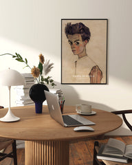 After Hover: Egon Schiele - Museum-Poster II Selbstportait