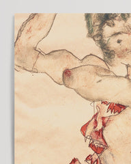 After Hover: Egon Schiele - Museum-Poster II Zwei sich umarmende Frauen