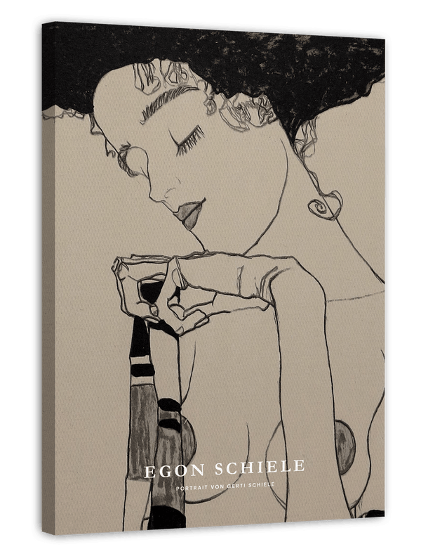 Egon Schiele - Museum-Poster II Portrait von Gerti Schiele