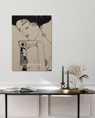 After Hover: Egon Schiele - Museum-Poster II Portrait von Gerti Schiele