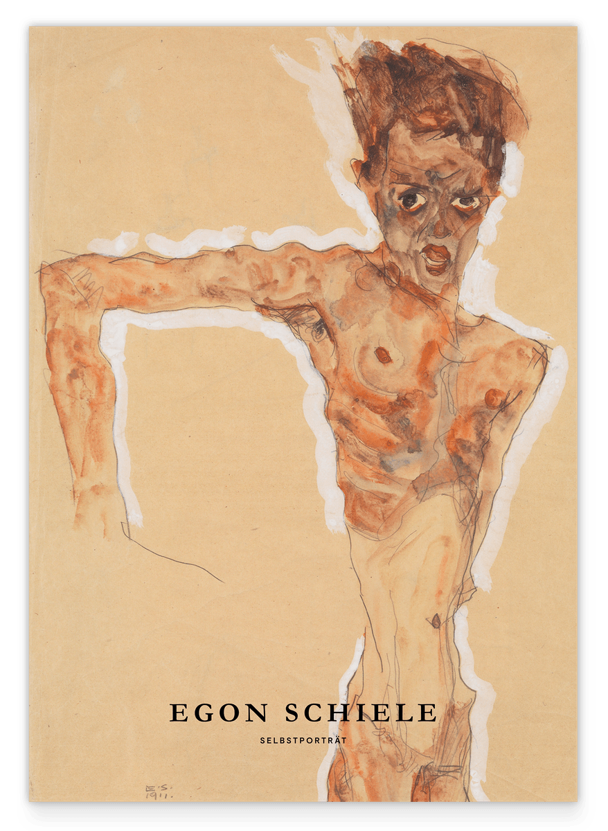 Egon Schiele - Museum-Poster Selbstportät
