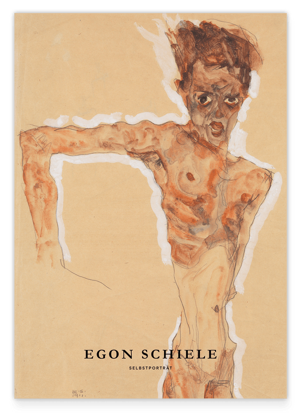 Egon Schiele - Museum-Poster Selbstportät