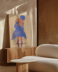 After Hover: Egon Schiele - Museum-Poster II Stehendes Mädchen, Rückansicht