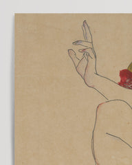 After Hover: Egon Schiele - Museum-Poster II Zwei Frauen umarmen sich