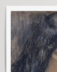 After Hover: Paul Gauguin - Museum-Poster Eine tahitianische Frau mit einer Blume in ihrem Haar